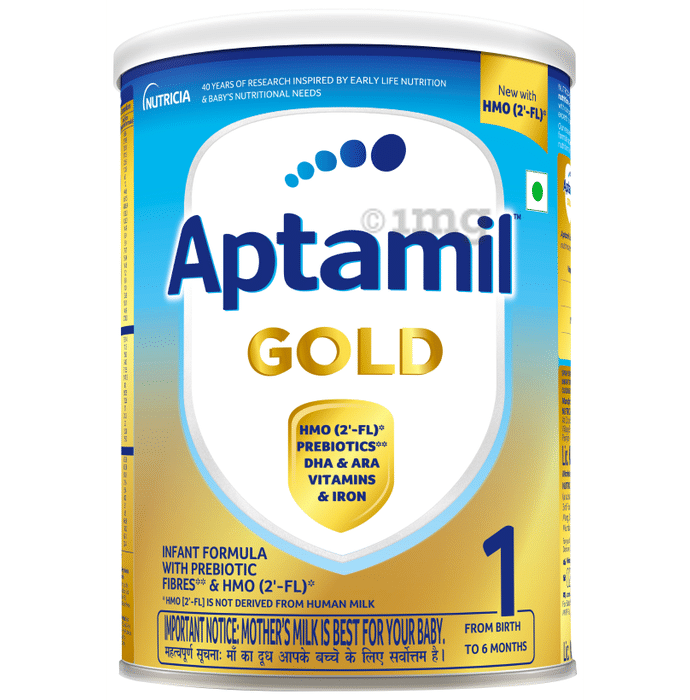 Aptamil Gold Stage 1 Infant Formula with Prebiotic | Powder for Babies up to 6 Months