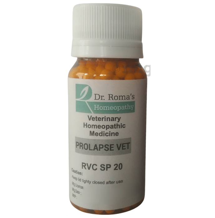 Dr. Romas Homeopathy RVC SP 20 Prolapse Vet Globules