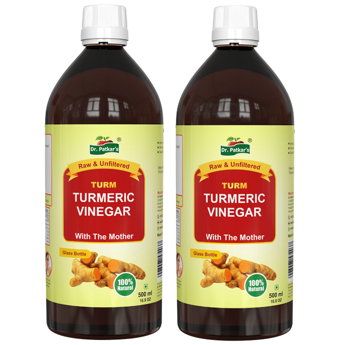 Dr. Patkar's Turmeric Vinegar with the Mother (500ml Each)