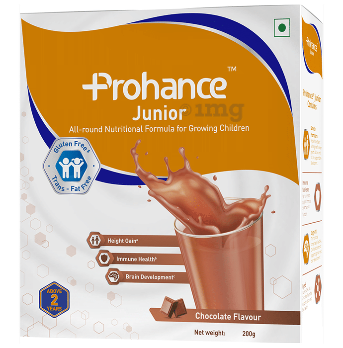 Prohance Junior Formula for Kids' Immunity, Growth & Brain Development | Flavour Refill Chocolate