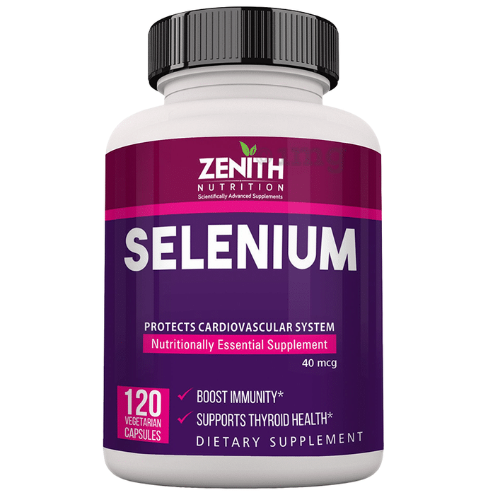 Zenith Nutrition Selenium 40mcg Veg Capsule