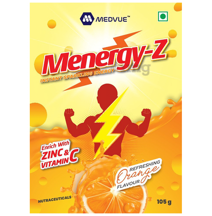Medvue Menergy-Z Instant Sparkling Energy Refreshing Orange