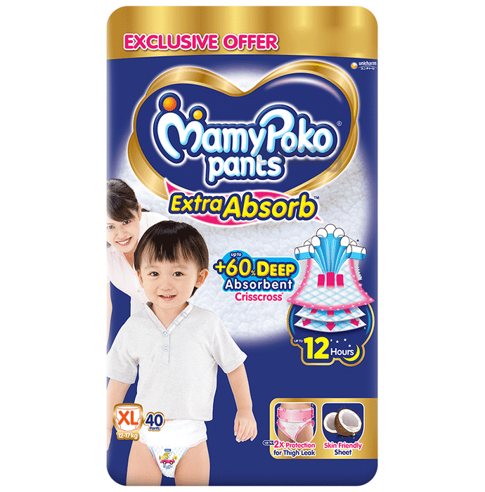 MamyPoko Pants Extra Absorb (40 Each) {size.name}