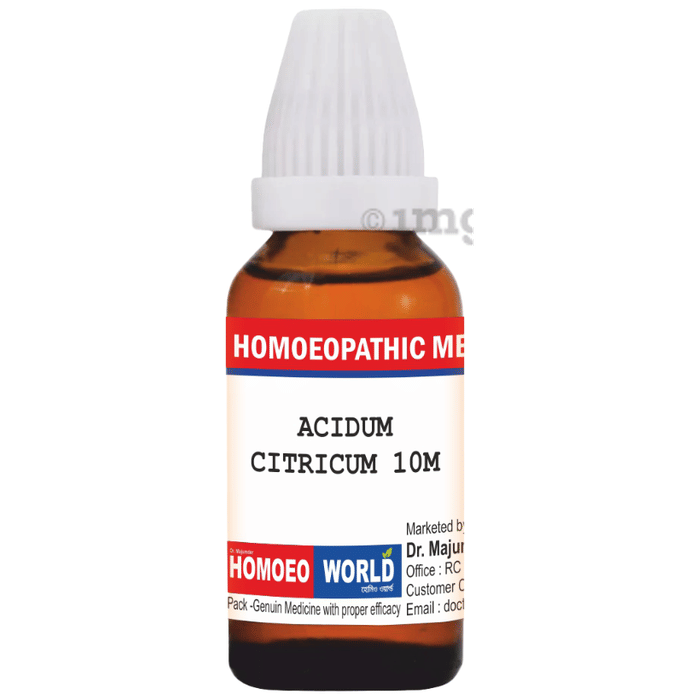 Dr. Majumder Homeo World Acidum Citricum Dilution (30ml Each) 10M