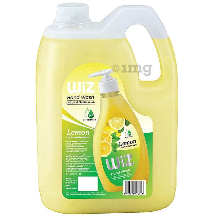 Wiz pH Balanced Hand Wash Refill Pack  (5L Each) Lemon