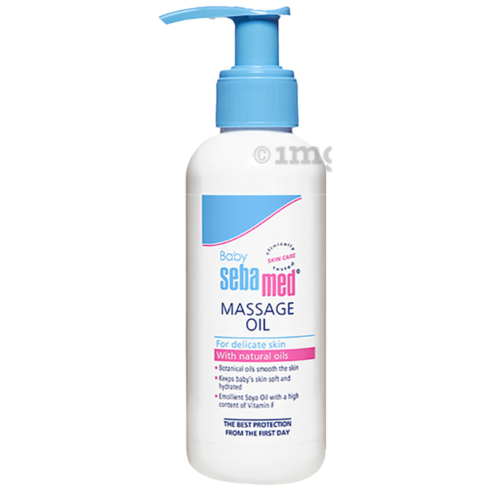 Sebamed Baby Skin Soothing Massage Oil with Soya & Wheat Germ Oil