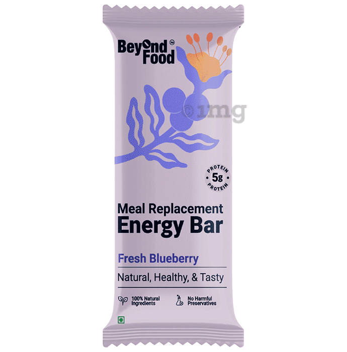 Beyond Food Meal Replacement Energy Bar Fresh Blueberry