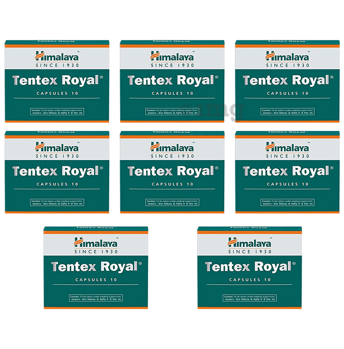 Himalaya Tentex Royal Capsule (10 Each): Buy combo pack of 8.0 strips ...