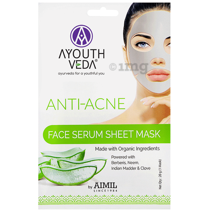 Ayouthveda Anti-Acne Face Serum Sheet Mask
