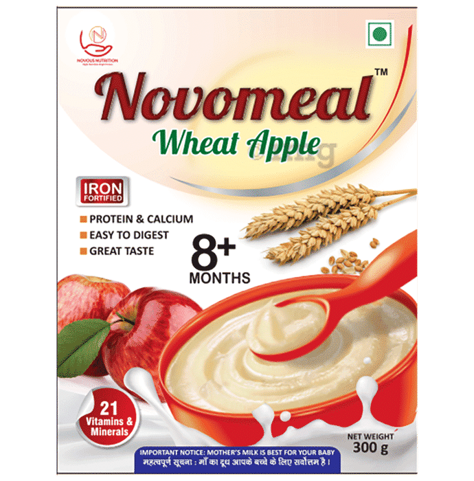 Novomeal Novomeal Wheet Apple Powder for 8+ Months