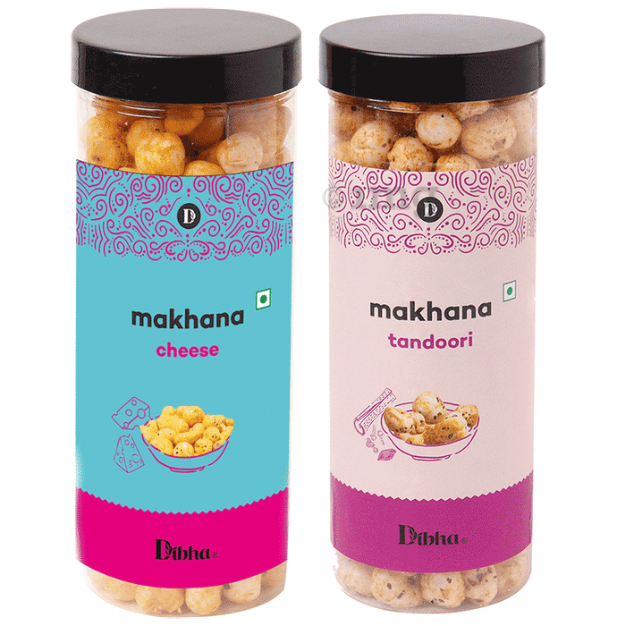 Dibha Cheese Makhana & Tandoori Makhana ( 100gm Each )