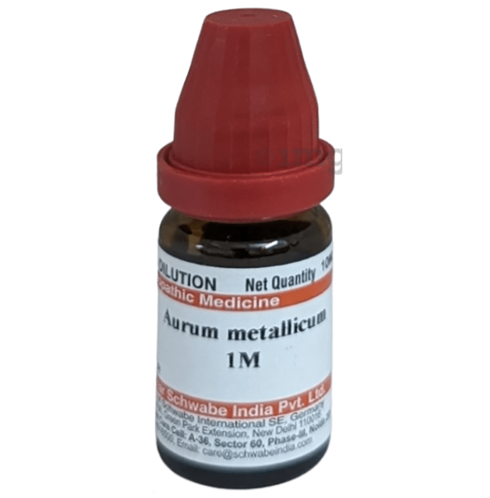 Dr Willmar Schwabe India Aurum Metallicum Dilution 1M