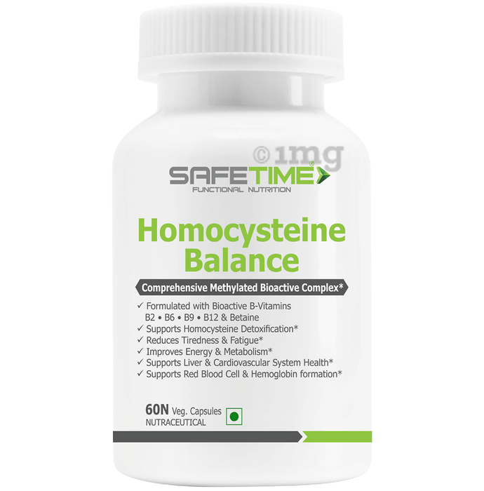 Safe Time Functional Nutrition Homocysteine Balance Veg Capsule