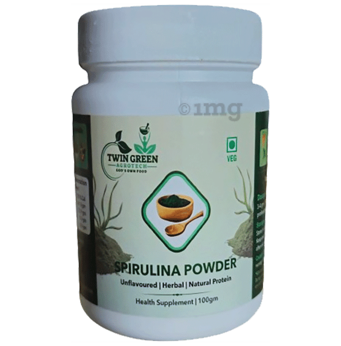 Twin Green Agrotech Spirulina Powder (100gm Each)