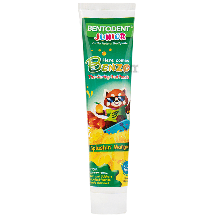 Bentodent Junior Kids Age 2+ Benzo Toothpaste Splashin Mango