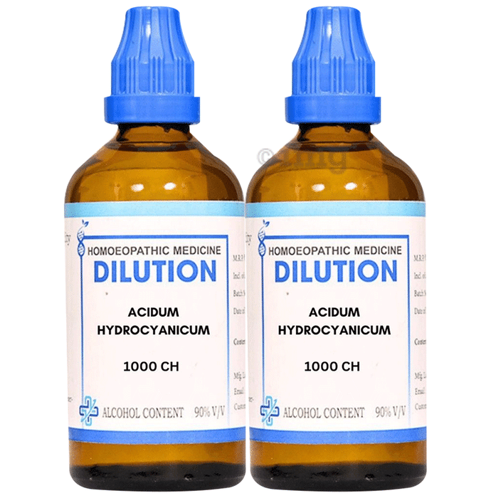 LDD Bioscience Acidum Hydrocyanicum Dilution (100 ml Each) 1000 CH
