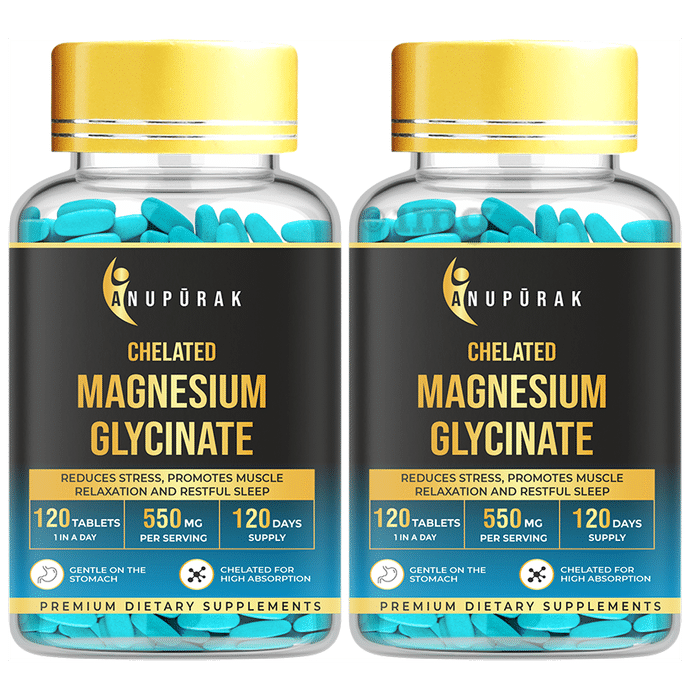 Anupurak Chelated Magnesium Glycinate Tablet (120 Each)