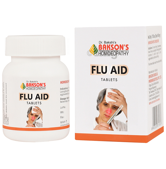 Bakson's Homeopathy Flu Aid Tablet