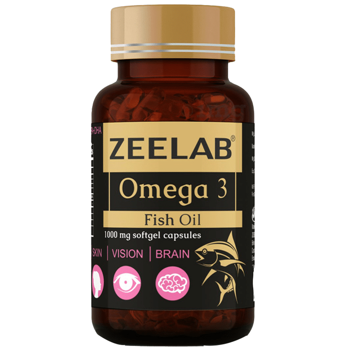Zeelab Omega 3 Fish Oil Softgel Capsule