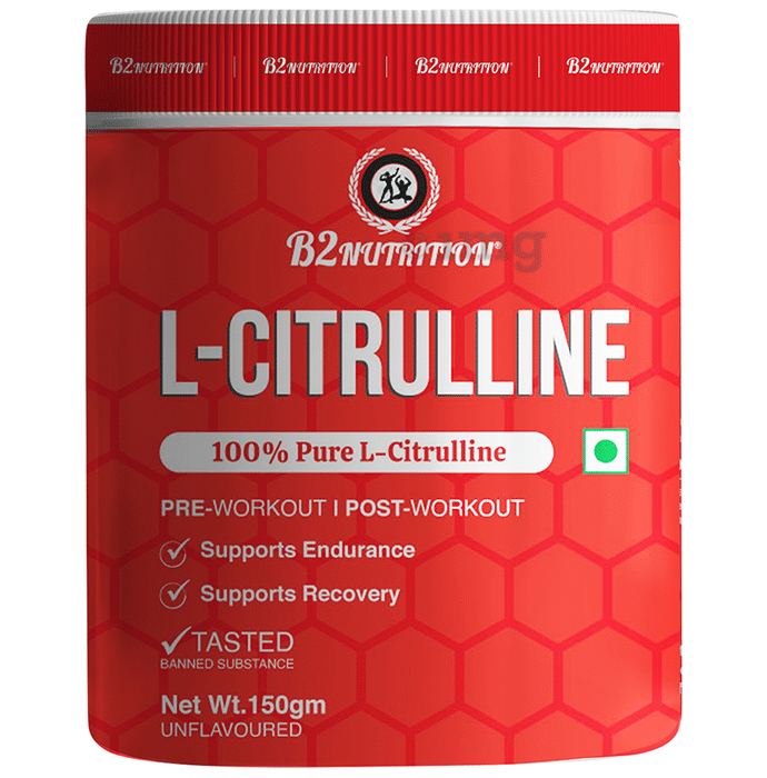 B2 Nutrition  L-Citrulline Powder (150gm Each) Unflavored