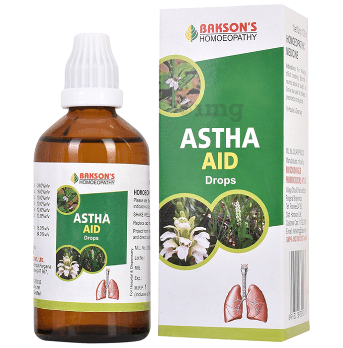 Bakson's Homeopathy Astha Aid Drop