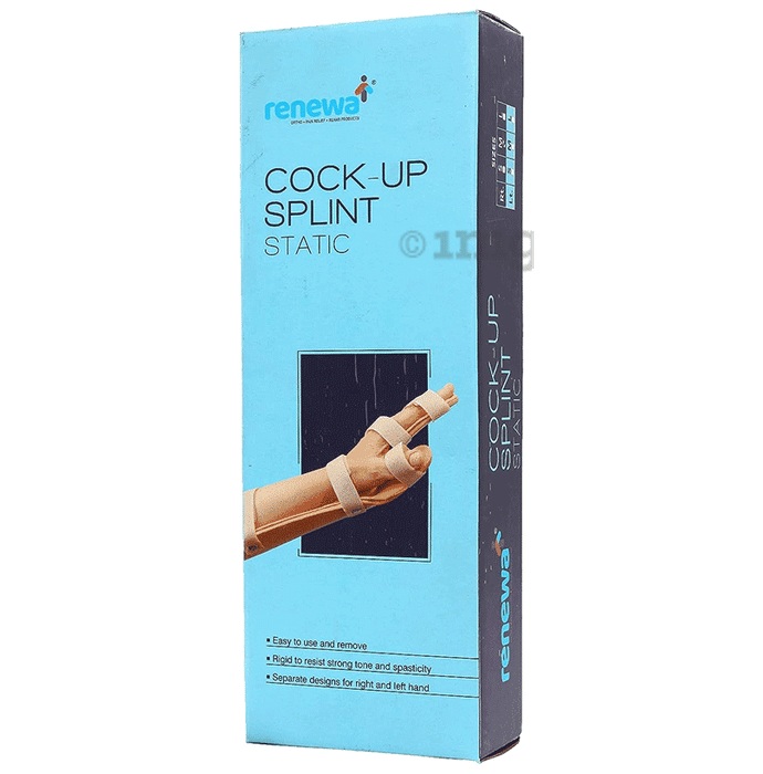 Renewa Hand Resting Cock up Splint for Hand Support Right Large