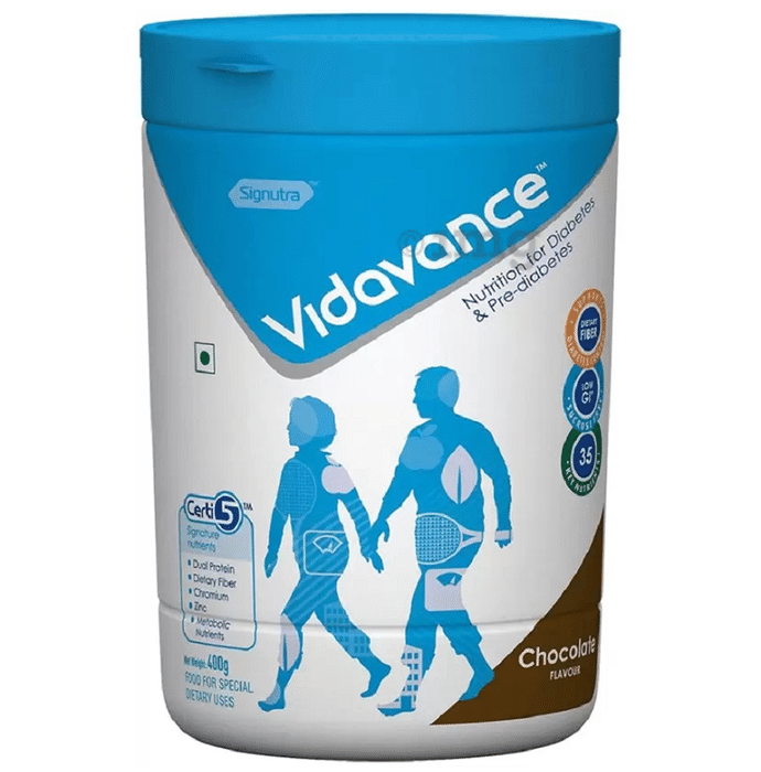 Vidavance Powder for Diabetes & Pre-Diabetes Chocolate