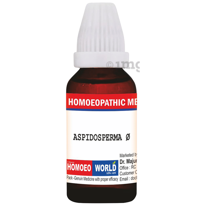 Dr. Majumder Homeo World Aspidosperma Q Mother Tincher(30ml Each)