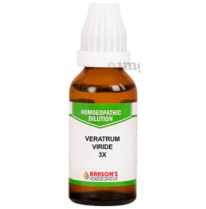 Bakson's Homeopathy Veratrum Viride Dilution 3X