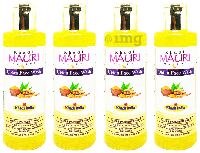 Khadi Mauri Herbal Ubtan Face Wash (210ml Each)