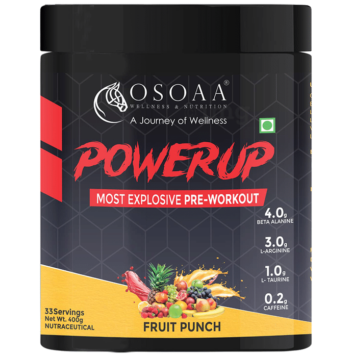 OSOAA Powerup Most Explosive Workout  Fruit Punch