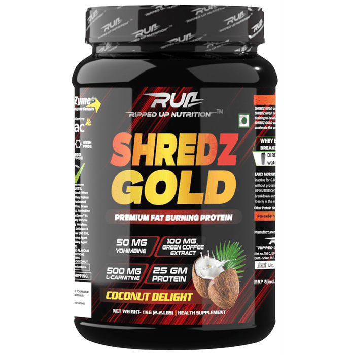 Ripped Up Nutrition Shredz Gold Powder Choco Brownie