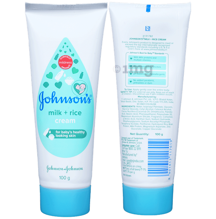 Johnson's Baby Milk + Rice Cream | For Baby's Healthy Skin
