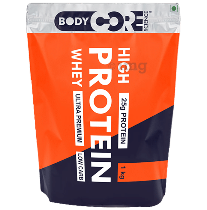 Body Core Science High Protein Whey Ultra Premium Powder Cream and Cookie
