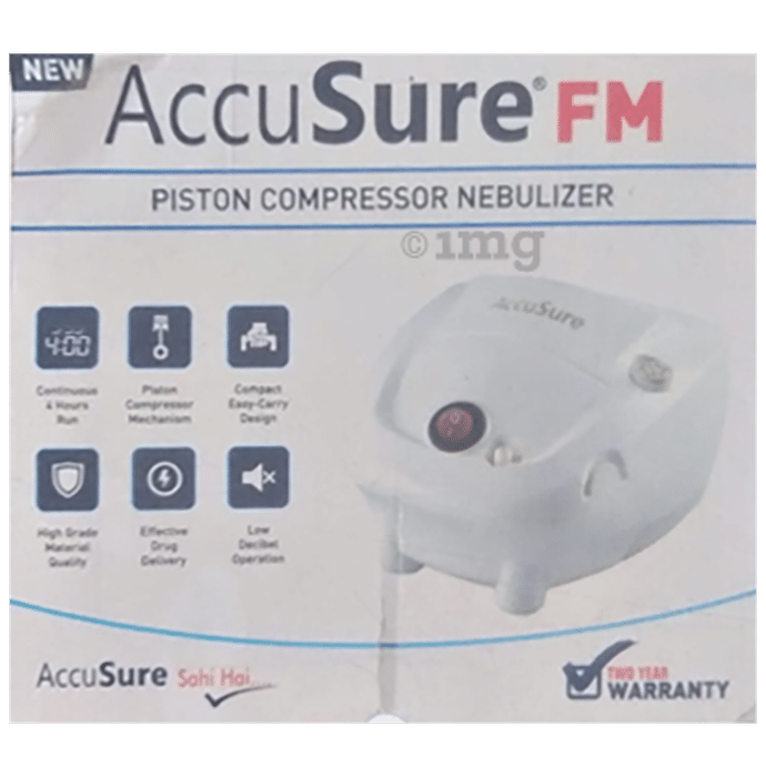 AccuSure FM Piston Compressor Nebulizer
