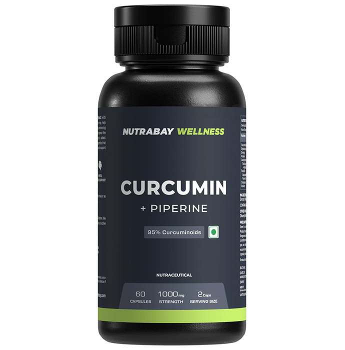 Nutrabay Wellness Curcumin + Piperine Capsule