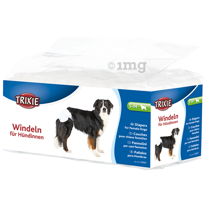 Trixie Diapers for Female Dogs S-M
