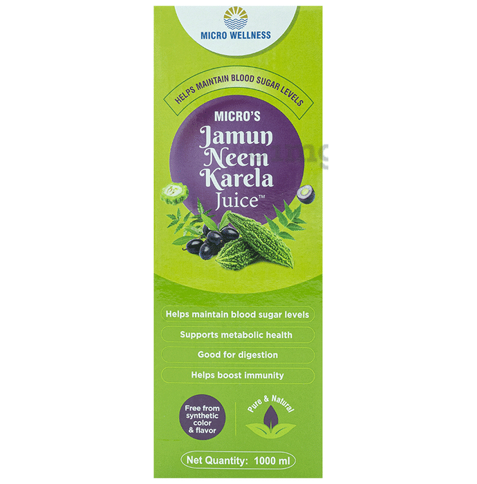 Micro Wellness Jamun Neem Karela Juice