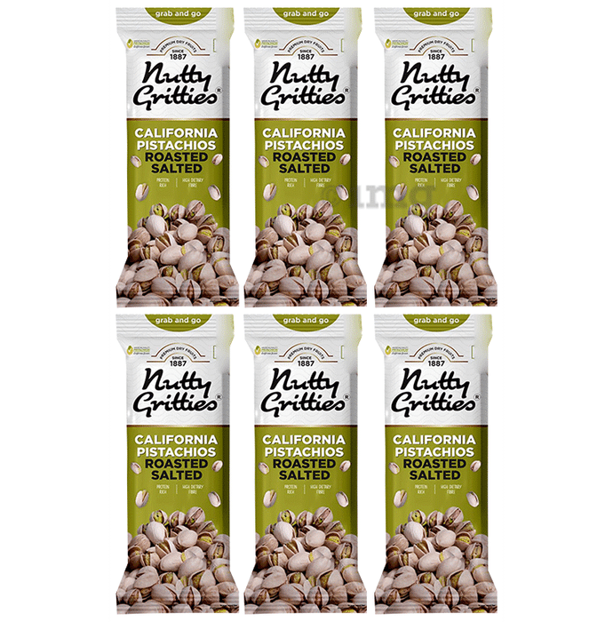 Nutty Gritties Califoirnia Pistachios Roasted Salted
