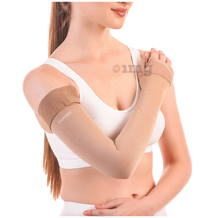 Samson Lymphedema Arm Sleeve Single Beige Medium