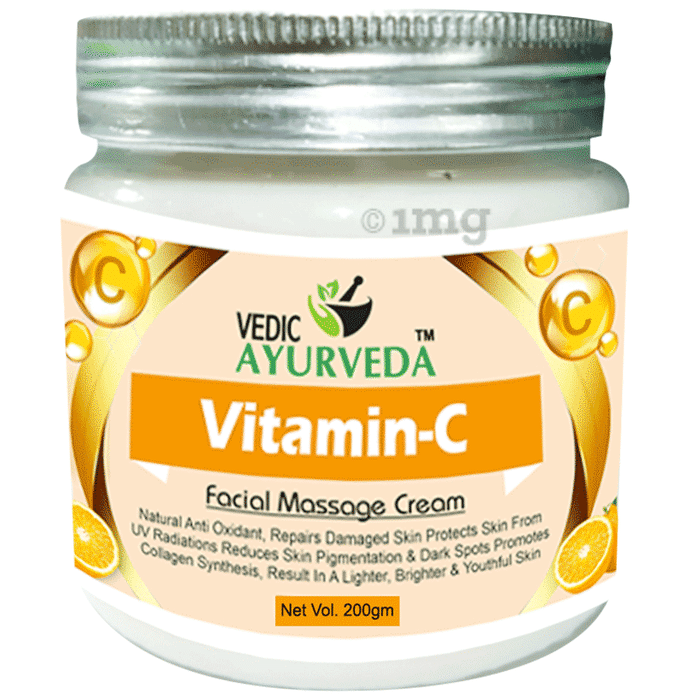 Vedic Ayurveda Facial Massage Cream with Vitamin C