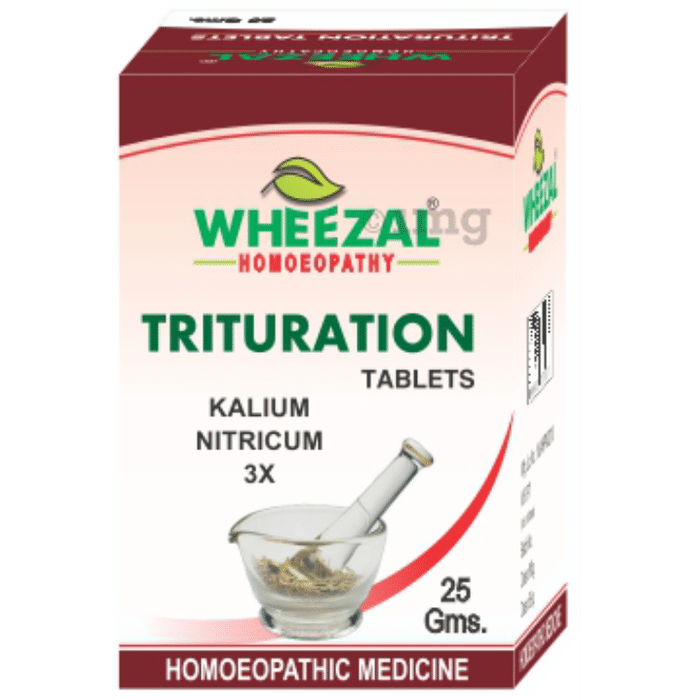 Wheezal Kalium Nitricum Trituration Tablet 3X