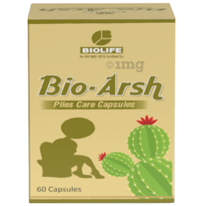 Biolife Bio-Arsh Piles Care Capsule (60 Each)