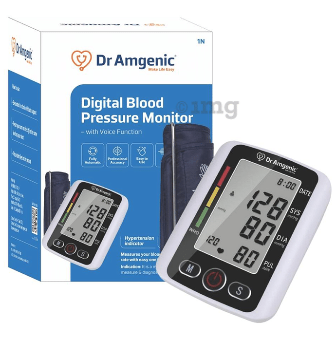 Dr Amgenic Digital Blood Pressure Monitor with Voice Function