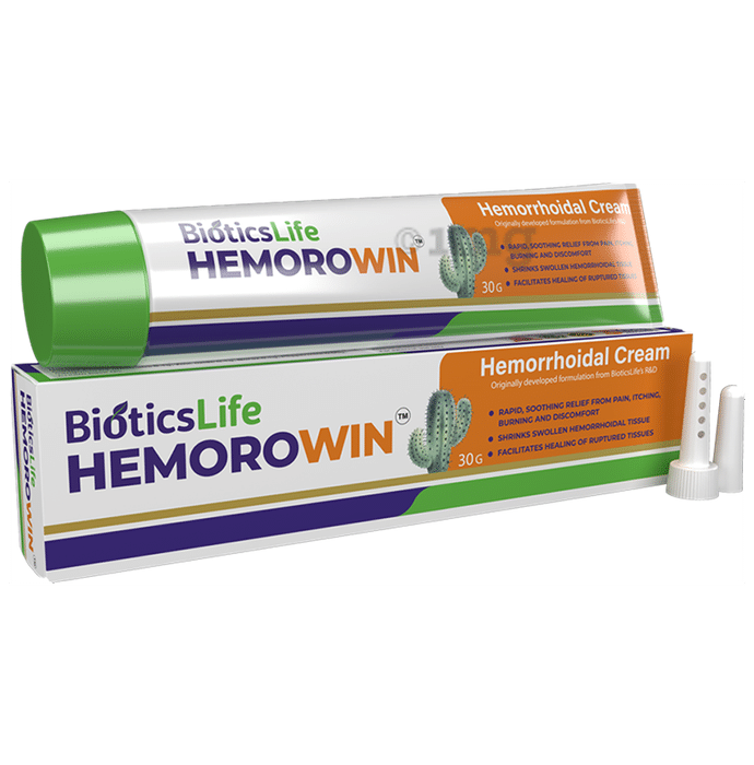 BioticsLife Hemorowin Cream for Piles & Fissure (30gm Each)