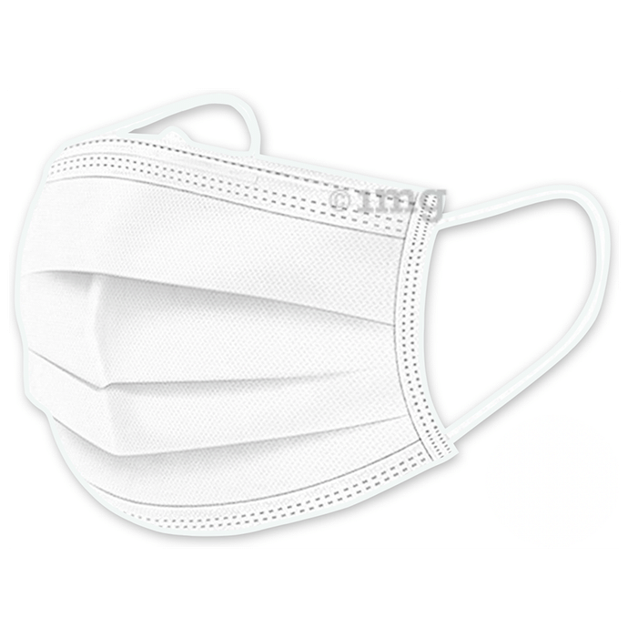 Isaas White Disposable Protective Mask