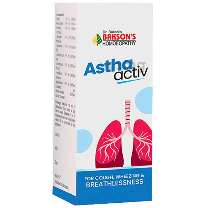 Bakson's Homeopathy Astha Active Syrup