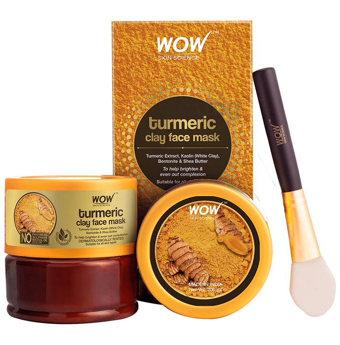 WOW Skin Science Turmeric Clay Face Mask