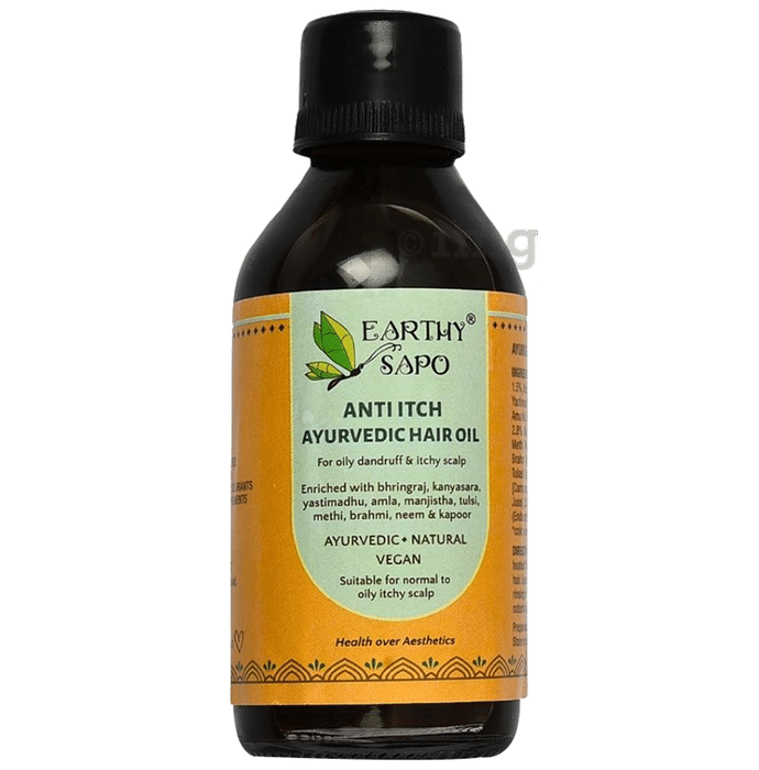 Earthy Sapo Anti Itch Ayurvedic Hair Oil