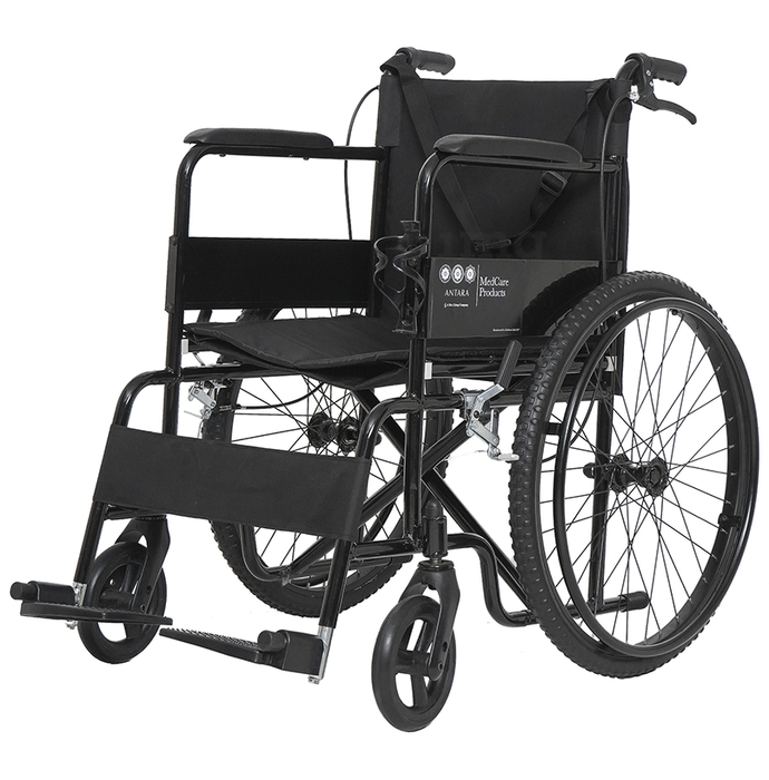 Antara Wheel Assist Pro Wheelchair Black